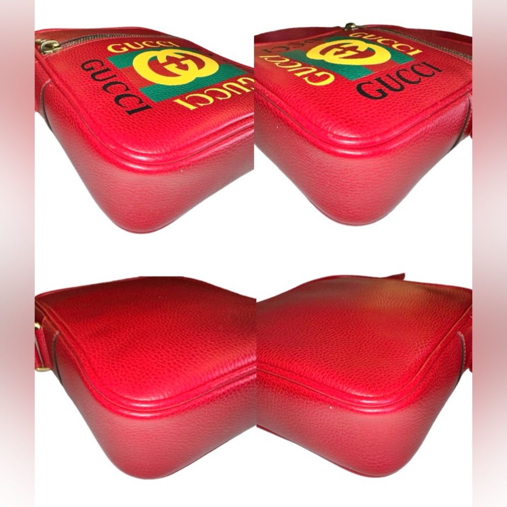 128-24 Preloved Gucci Cripto Print Messenger - Picture 10 of 15
